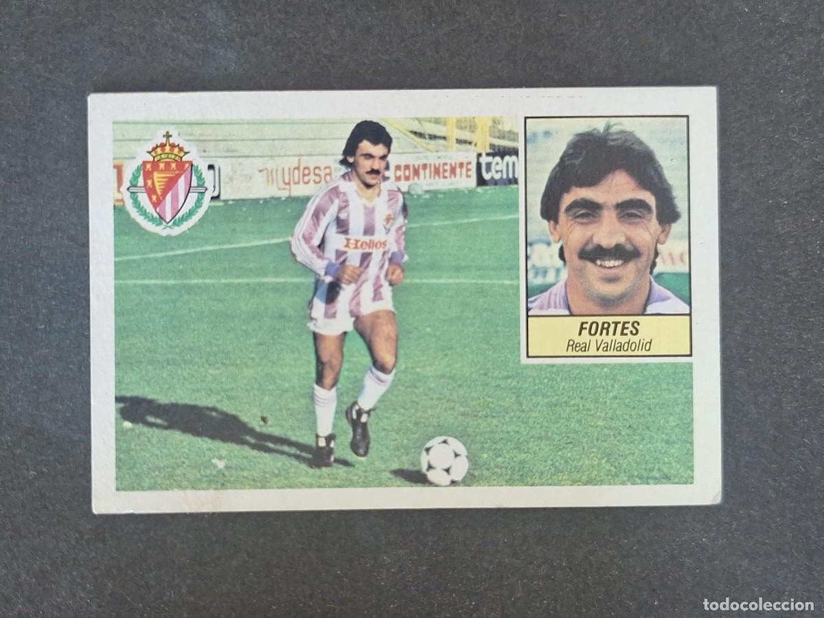 Cromos de f&uacute;tbol: L3 FORTES REAL VALLADOLID LIGA ESTE 1984 1985 84 85 NUNCA PEGADO SIN PEGAR