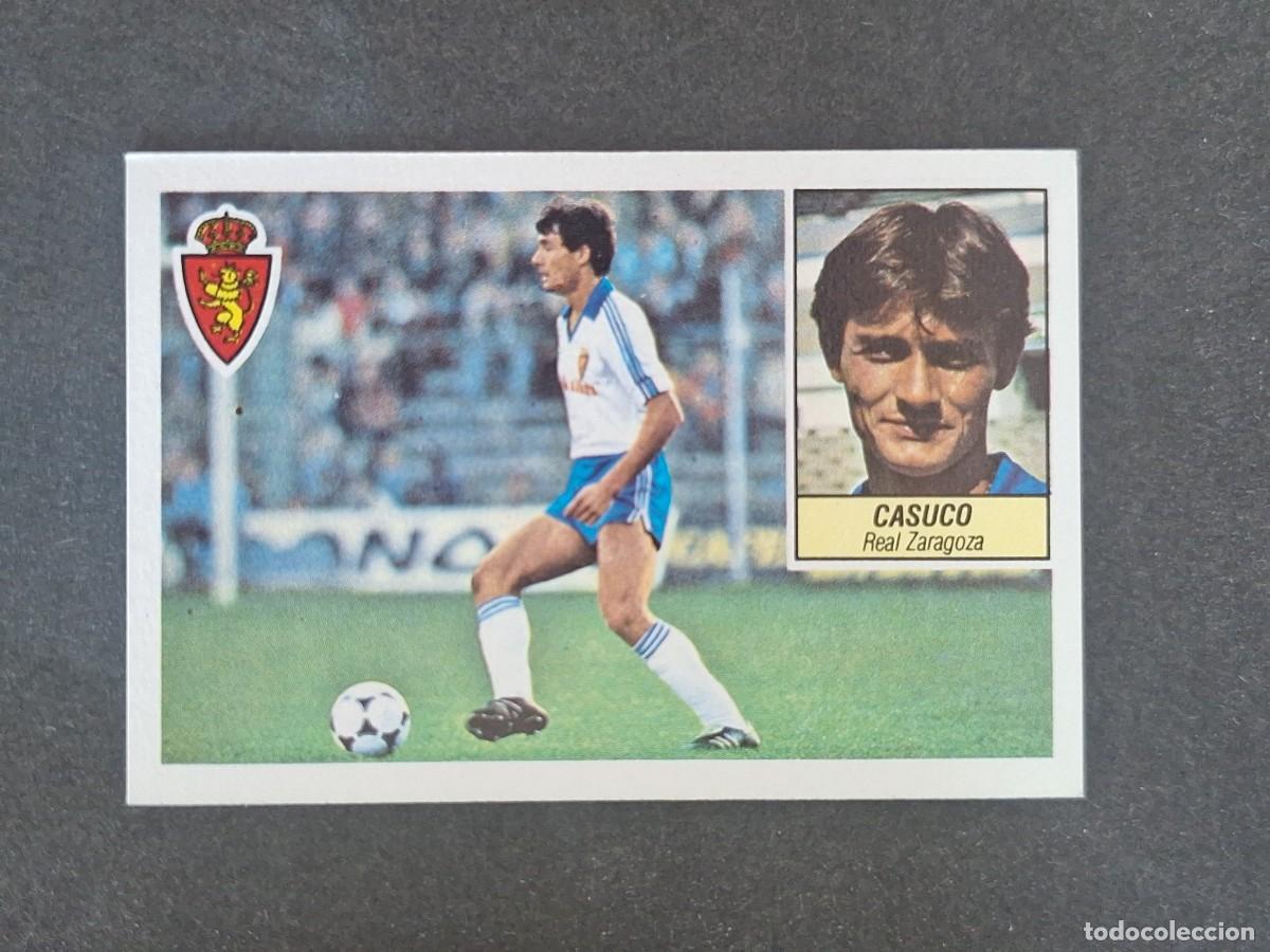 Cromos de f&uacute;tbol: L3 CASUCO REAL ZARAGOZA LIGA ESTE 1984 1985 84 85 NUNCA PEGADO SIN PEGAR