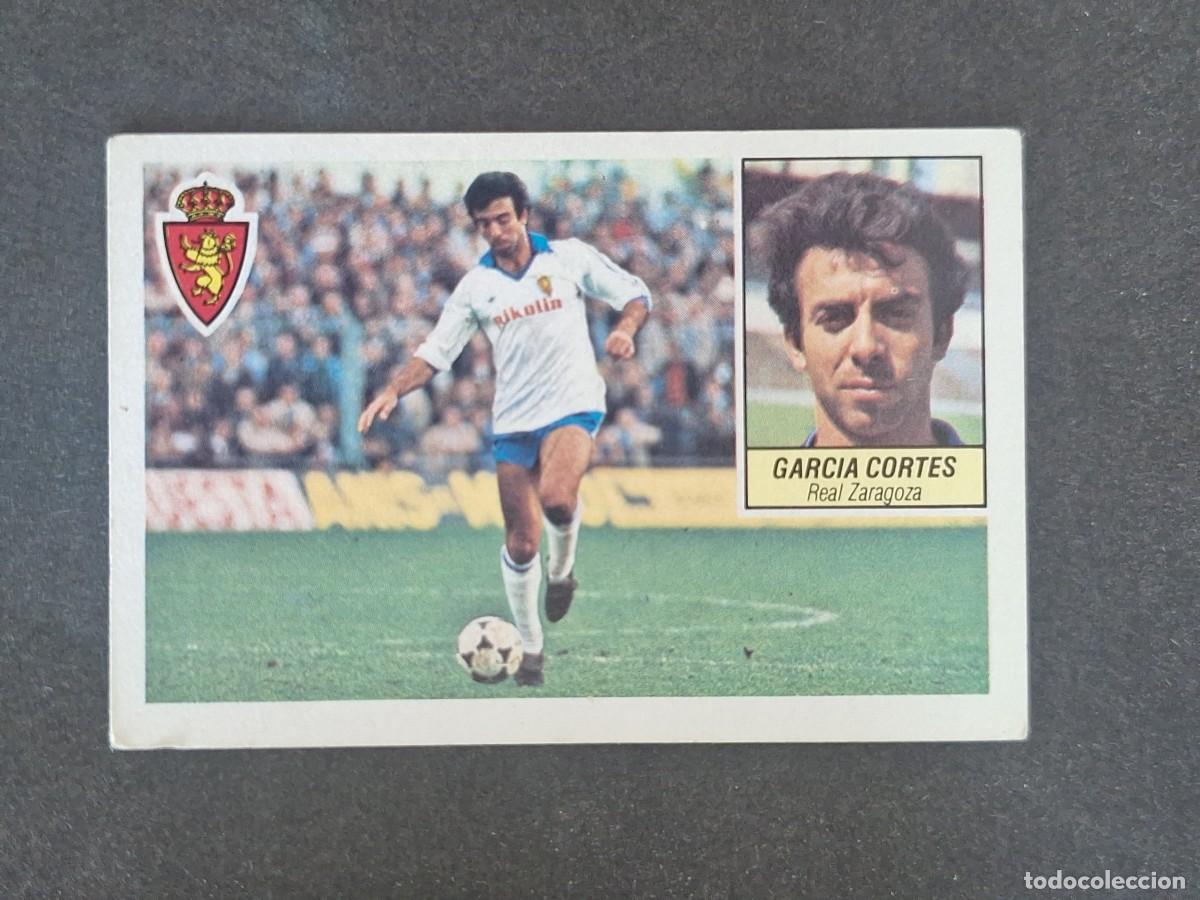 Cromos de f&uacute;tbol: L3 GARCIA CORTES REAL ZARAGOZA LIGA ESTE 1984 1985 84 85 NUNCA PEGADO SIN PEGAR