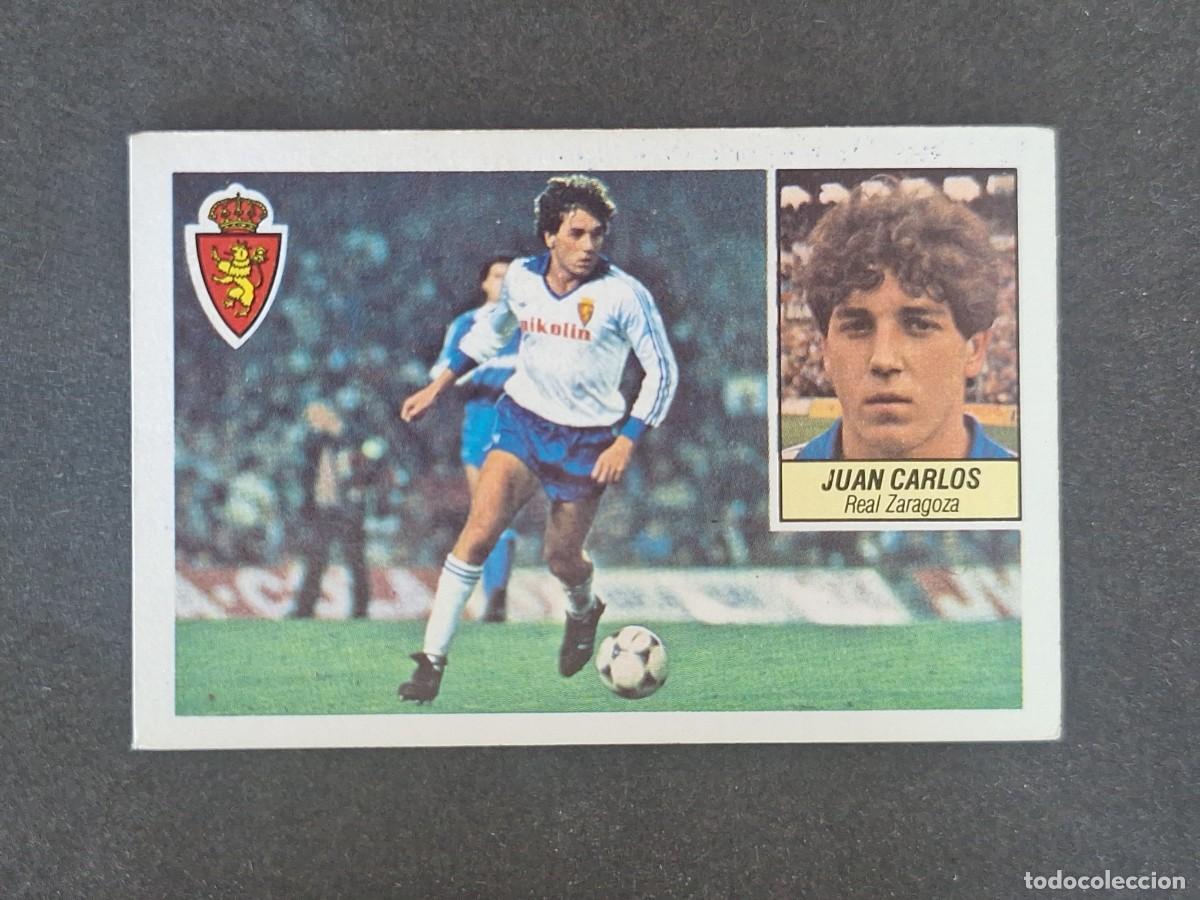 Cromos de f&uacute;tbol: L3 JUAN CARLOS REAL ZARAGOZA LIGA ESTE 1984 1985 84 85 NUNCA PEGADO SIN PEGAR