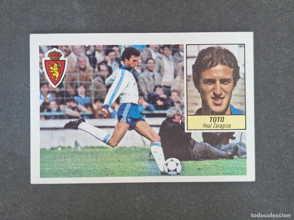 Cromos de f&uacute;tbol: L3 TOTO REAL ZARAGOZA LIGA ESTE 1984 1985 84 85 NUNCA PEGADO SIN PEGAR