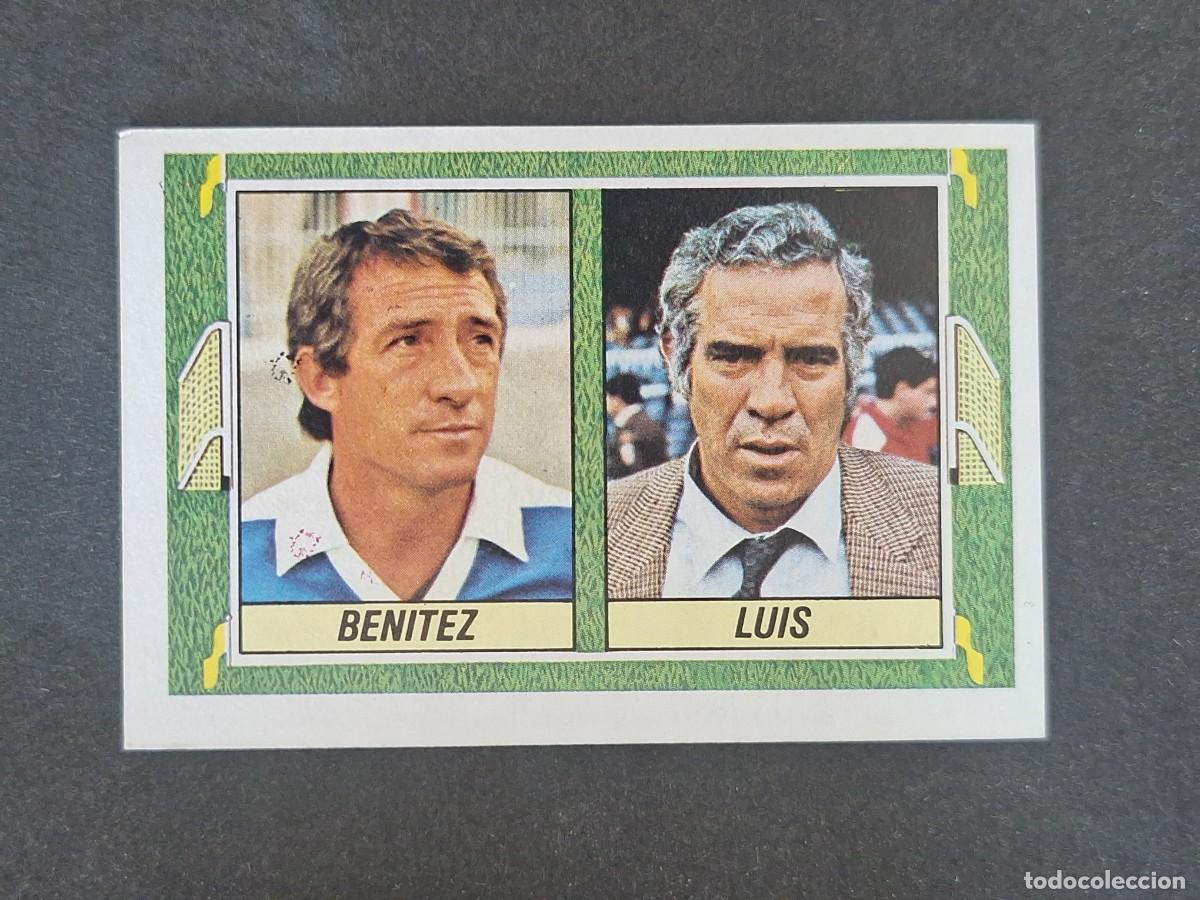 Cromos de f&uacute;tbol: L3 BENITEZ - LUIS ENTRENADORES LIGA ESTE 1984 1985 84 85 NUNCA PEGADO SIN PEGAR