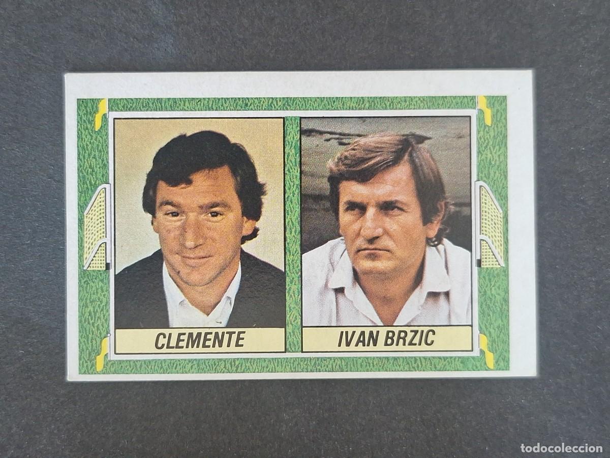Cromos de f&uacute;tbol: L3 CLEMENTE - IVAN BRZIC ENTRENADORES LIGA ESTE 1984 1985 84 85 NUNCA PEGADO SIN PEGAR
