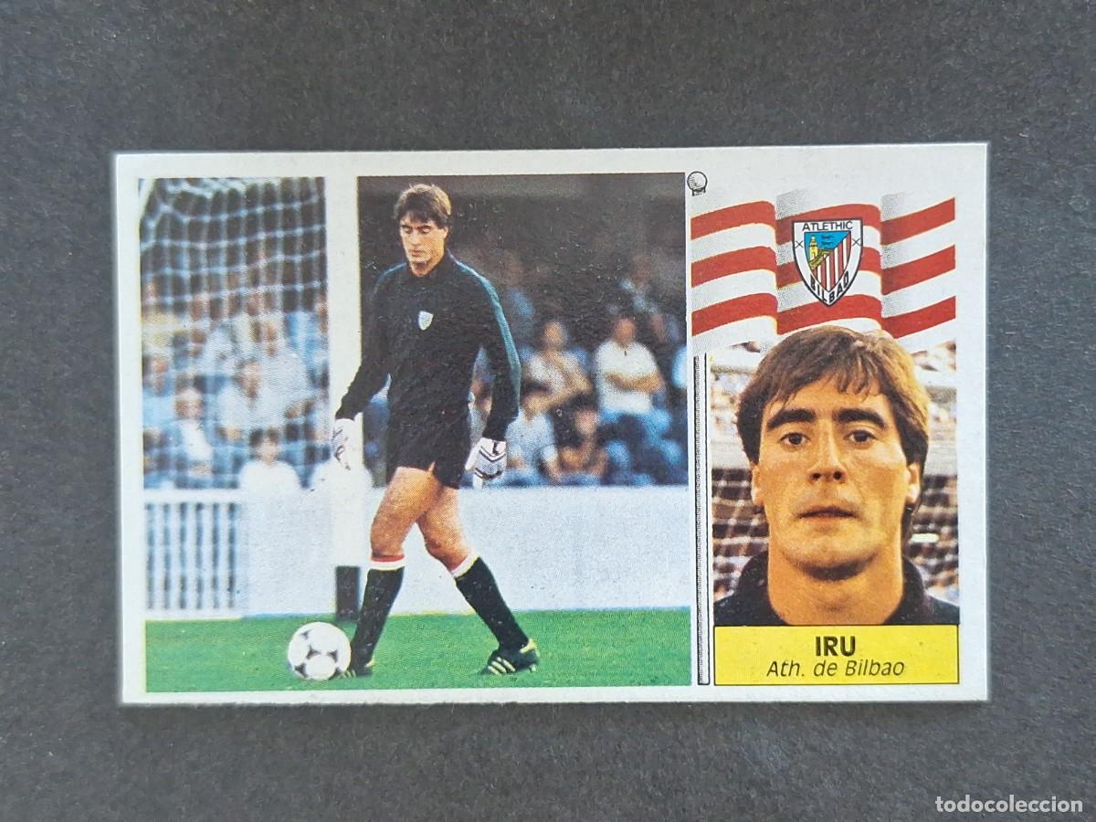 Cromos de f&uacute;tbol: L3 IRU ATHLETIC CLUB DE BILBAO LIGA ESTE 1986 1987 86 87 NUNCA PEGADO SIN PEGAR