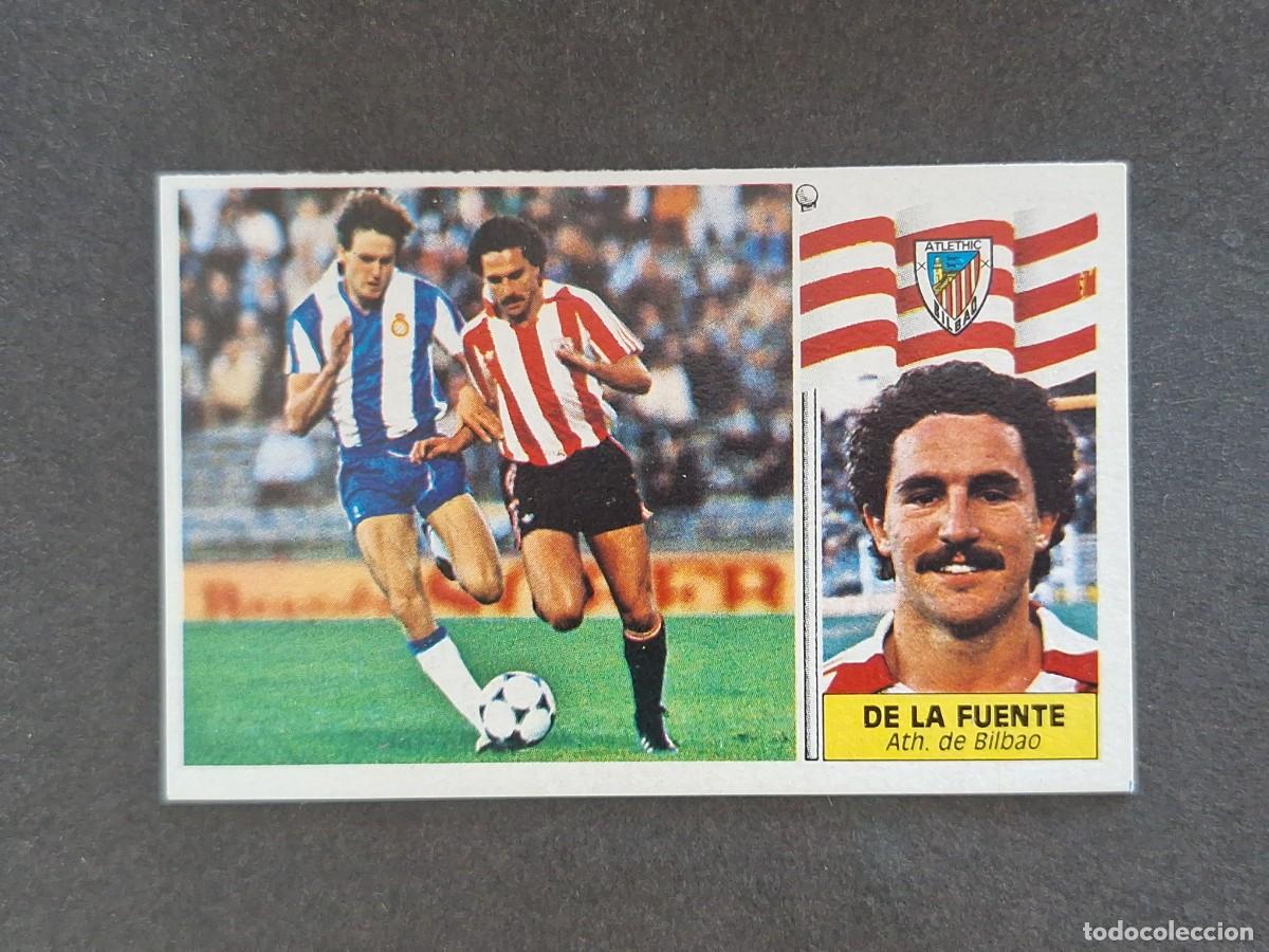 Cromos de f&uacute;tbol: L3 DE LA FUENTE ATHLETIC CLUB DE BILBAO LIGA ESTE 1986 1987 86 87 NUNCA PEGADO SIN PEGAR