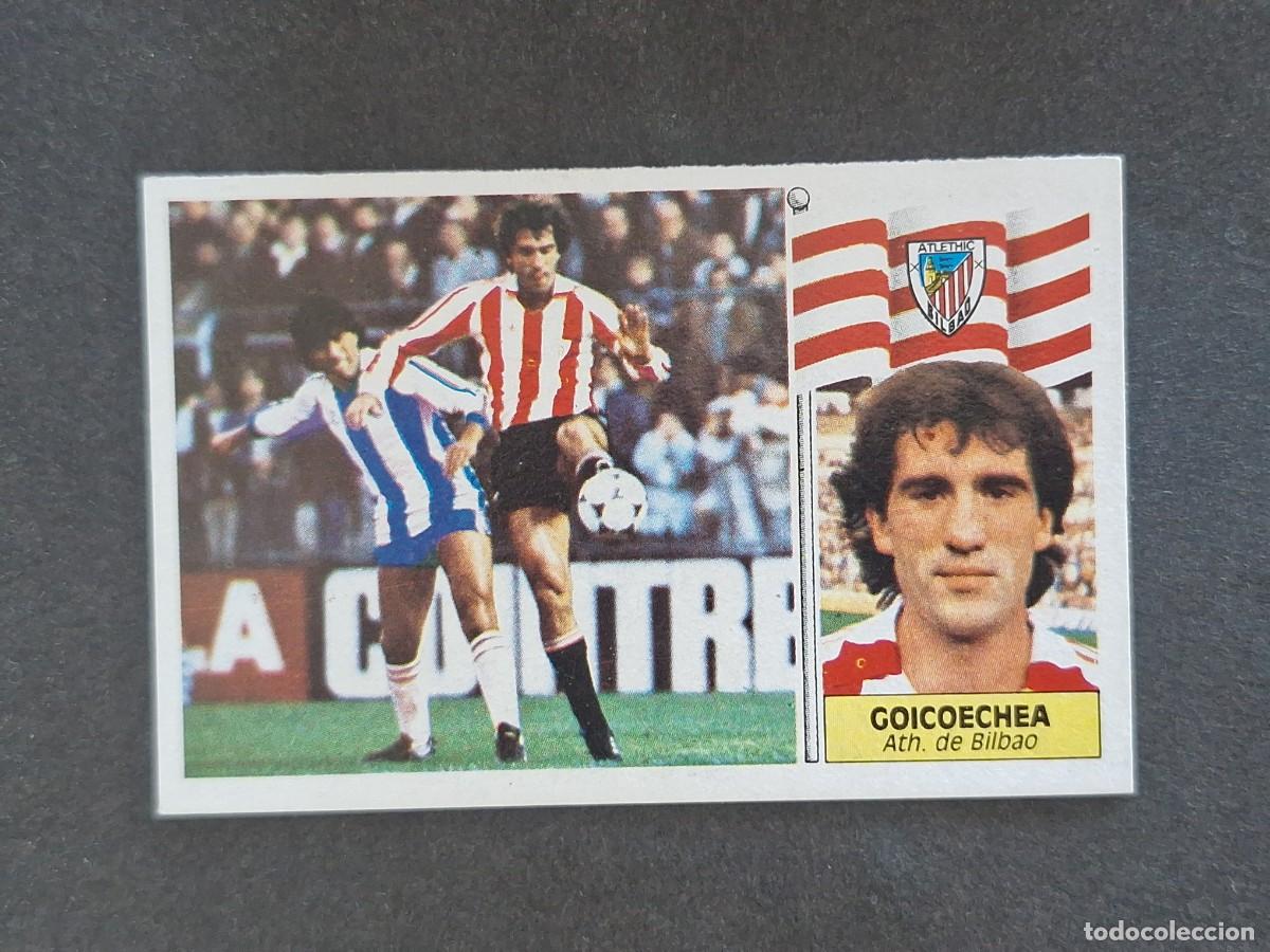 Cromos de f&uacute;tbol: L3 GOICOECHEA ATHLETIC CLUB DE BILBAO LIGA ESTE 1986 1987 86 87 NUNCA PEGADO SIN PEGAR