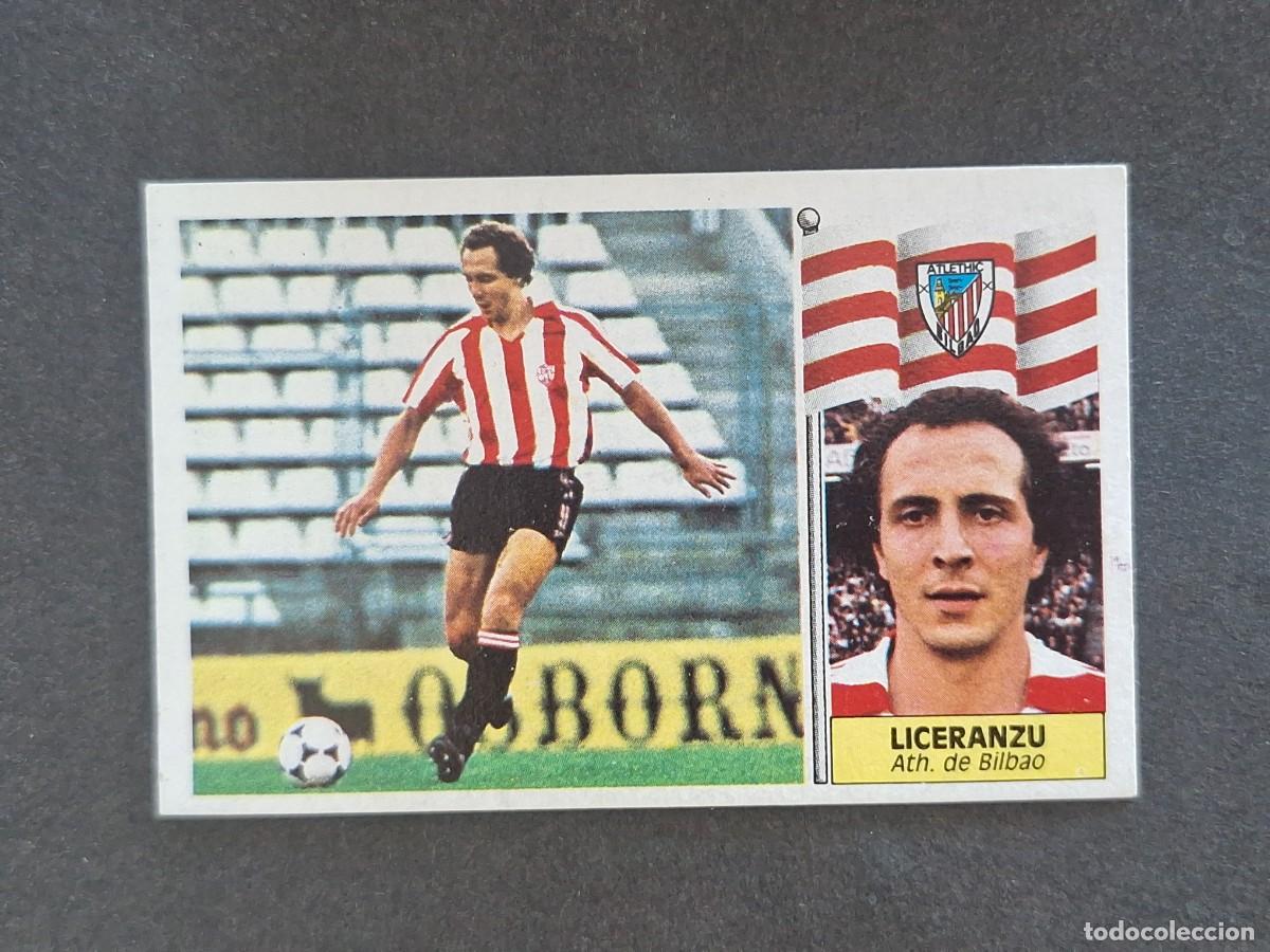 Cromos de f&uacute;tbol: L3 LICERANZU ATHLETIC CLUB DE BILBAO LIGA ESTE 1986 1987 86 87 NUNCA PEGADO SIN PEGAR