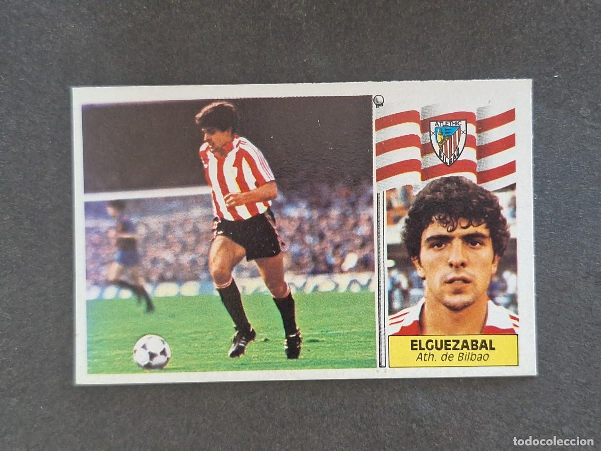 Cromos de f&uacute;tbol: L3 ELGUEZABAL ATHLETIC CLUB DE BILBAO LIGA ESTE 1986 1987 86 87 NUNCA PEGADO SIN PEGAR