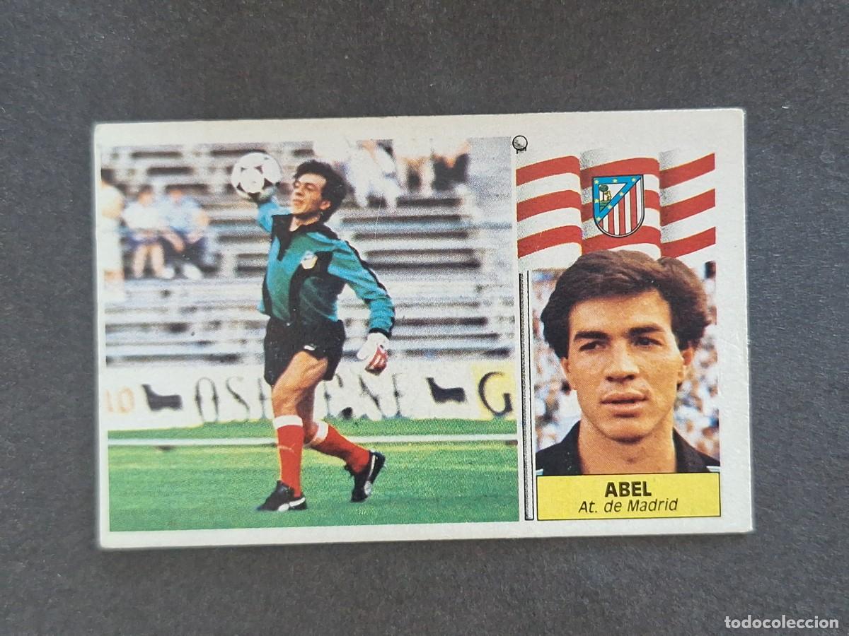 Cromos de f&uacute;tbol: L3 ABEL ATLETICO DE MADRID LIGA ESTE 1986 1987 86 87 NUNCA PEGADO SIN PEGAR