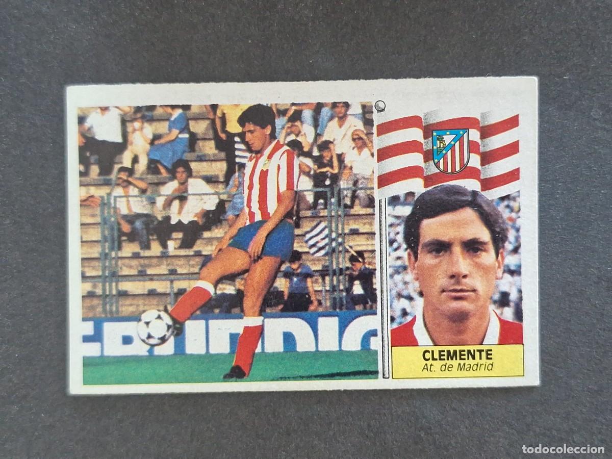 Cromos de f&uacute;tbol: L3 CLEMENTE ATLETICO DE MADRID LIGA ESTE 1986 1987 86 87 NUNCA PEGADO SIN PEGAR