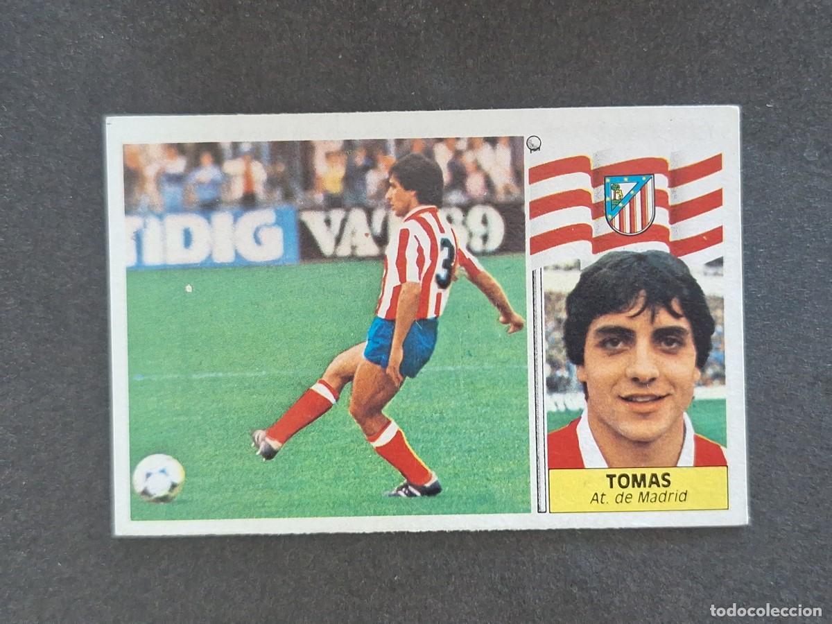 Cromos de f&uacute;tbol: L3 TOMAS ATLETICO DE MADRID LIGA ESTE 1986 1987 86 87 NUNCA PEGADO SIN PEGAR