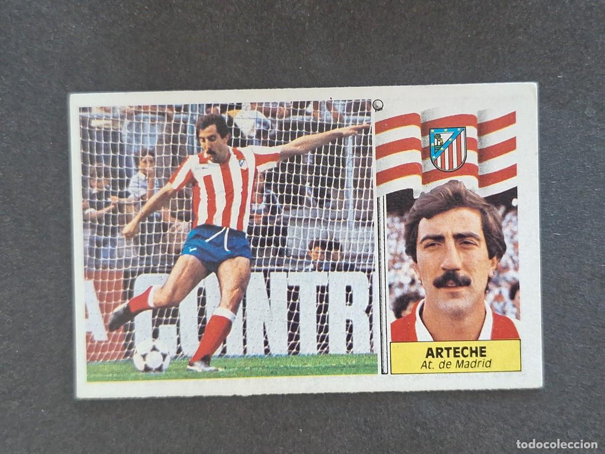 Cromos de f&uacute;tbol: L3 ARTECHE ATLETICO DE MADRID LIGA ESTE 1986 1987 86 87 NUNCA PEGADO SIN PEGAR