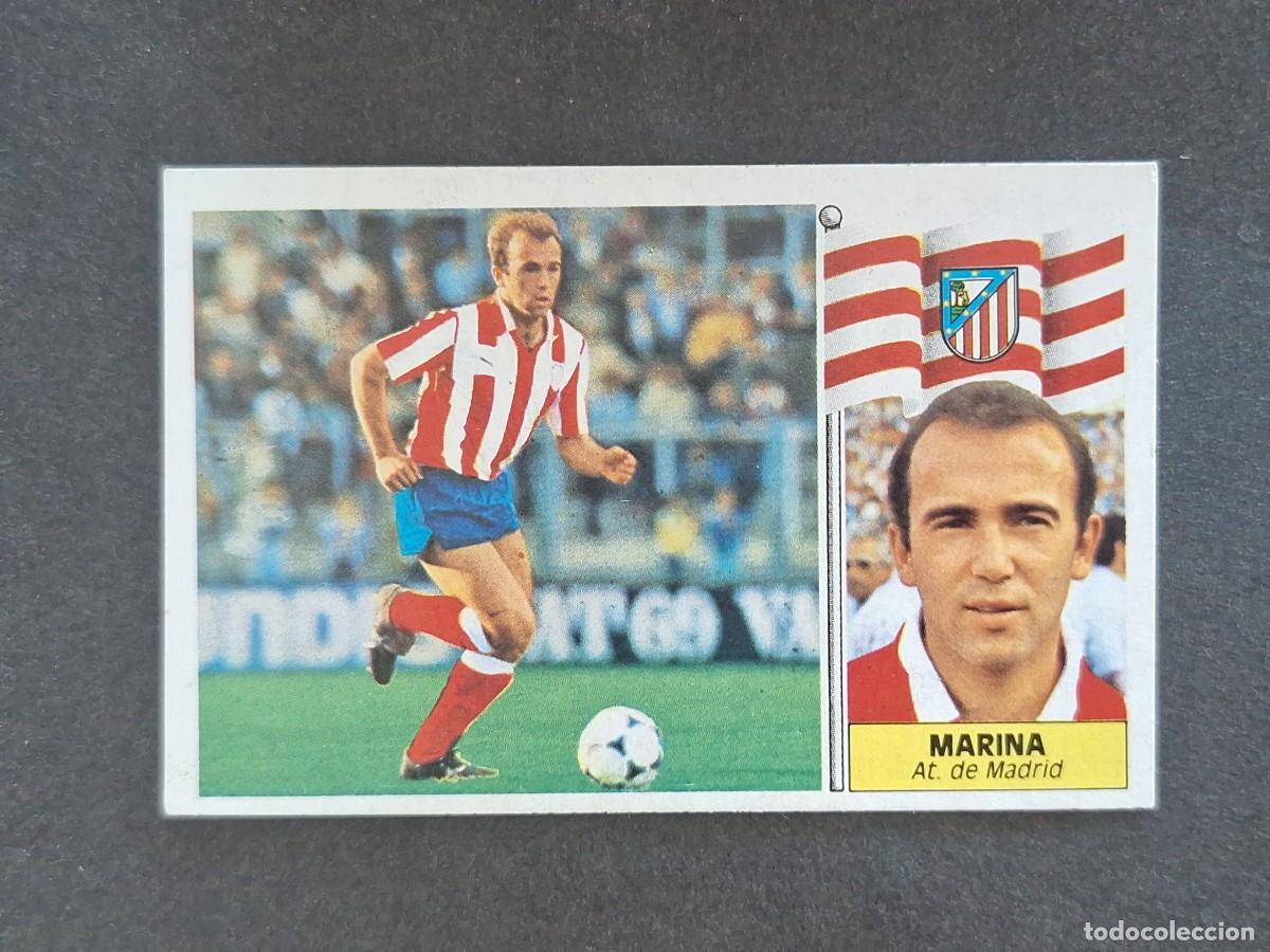 Cromos de f&uacute;tbol: L3 MARINA ATLETICO DE MADRID LIGA ESTE 1986 1987 86 87 NUNCA PEGADO SIN PEGAR