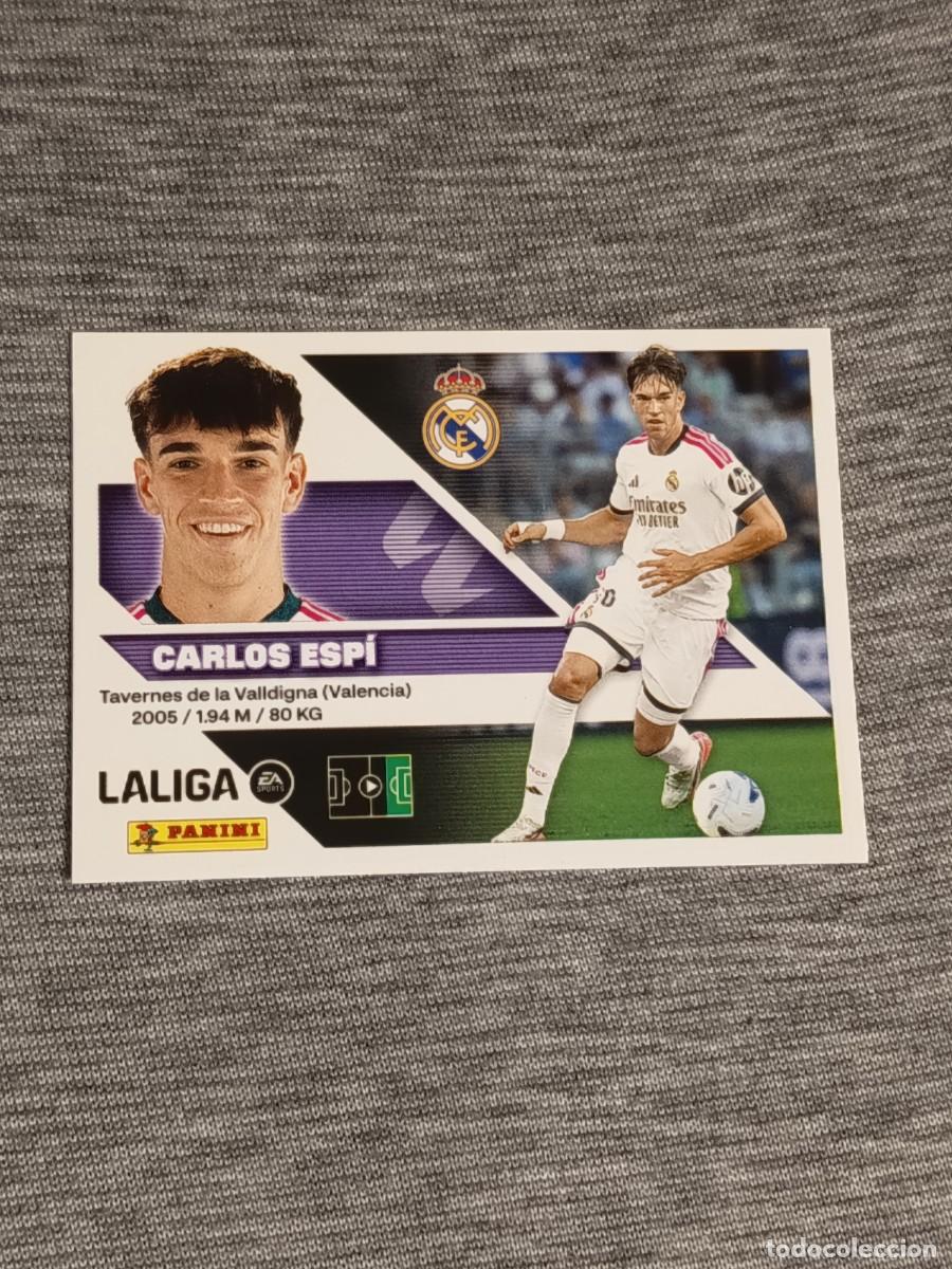 Cromos de f&uacute;tbol: Liga este 26 27 Panini CARLOS ESPI COLOCA N&deg;17 BIS REAL MADRID nuevo