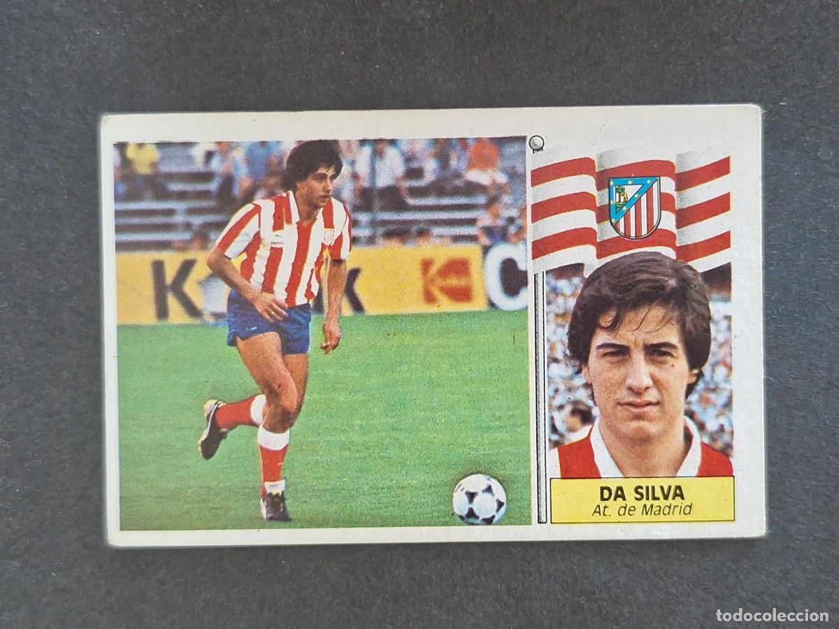 Cromos de f&uacute;tbol: L3 DA SILVA ATLETICO DE MADRID LIGA ESTE 1986 1987 86 87 NUNCA PEGADO SIN PEGAR