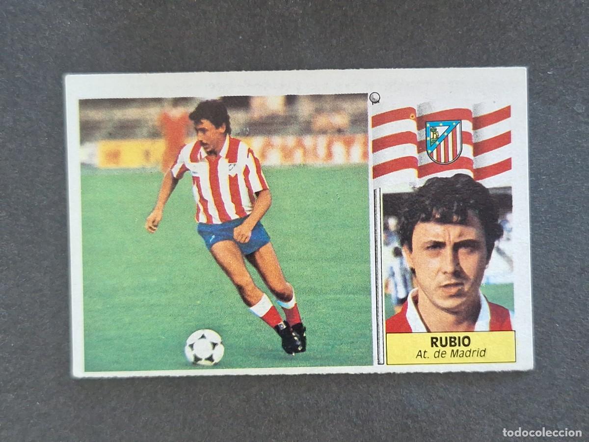 Cromos de f&uacute;tbol: L3 RUBIO ATLETICO DE MADRID LIGA ESTE 1986 1987 86 87 NUNCA PEGADO SIN PEGAR