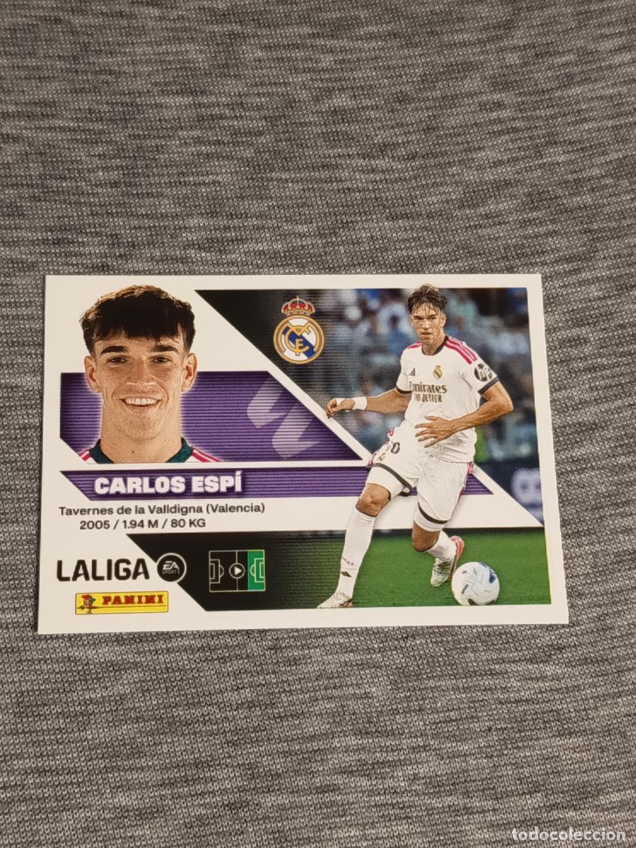Figurine di Calcio: Liga este 26 27 Panini CARLOS ESPI COLOCA N&deg;17 BIS REAL MADRID nuevo