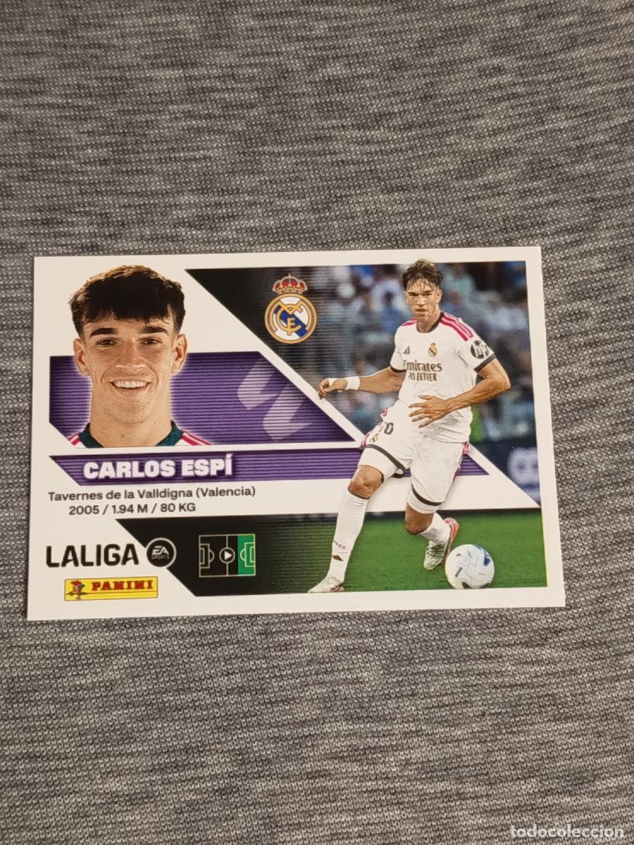 Figurine di Calcio: Liga este 26 27 Panini CARLOS ESPI COLOCA N&deg;17 BIS REAL MADRID nuevo