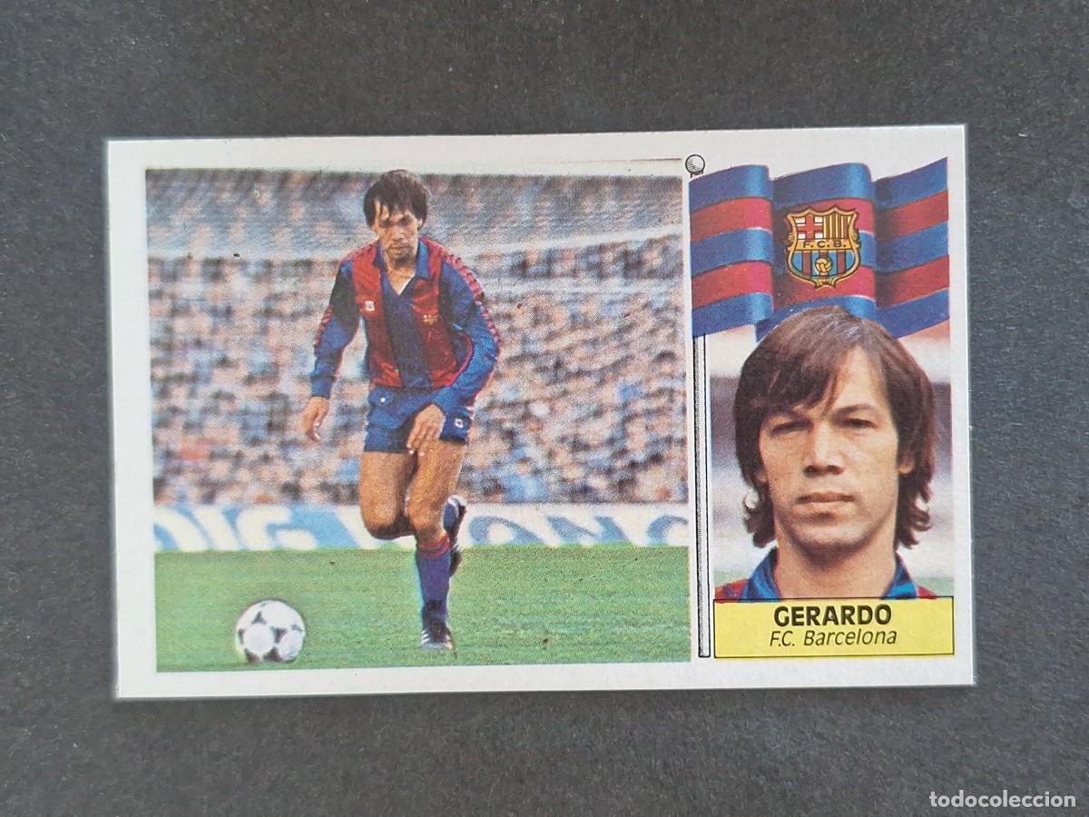 Cromos de f&uacute;tbol: L3 GERARDO F. C. BARCELONA LIGA ESTE 1986 1987 86 87 NUNCA PEGADO SIN PEGAR