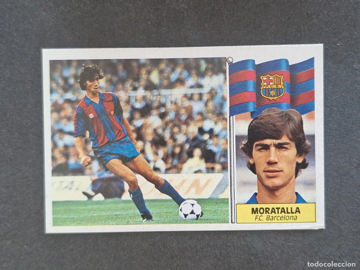 Cromos de f&uacute;tbol: L3 MORATALLA F. C. BARCELONA LIGA ESTE 1986 1987 86 87 NUNCA PEGADO SIN PEGAR