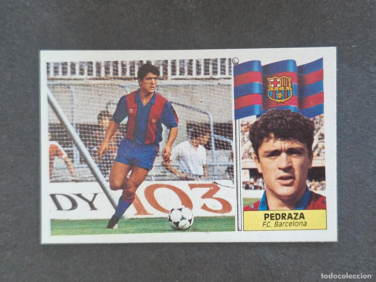 Fu&szlig;ball-Sticker: L3 PEDRAZA F. C. BARCELONA LIGA ESTE 1986 1987 86 87 NUNCA PEGADO SIN PEGAR