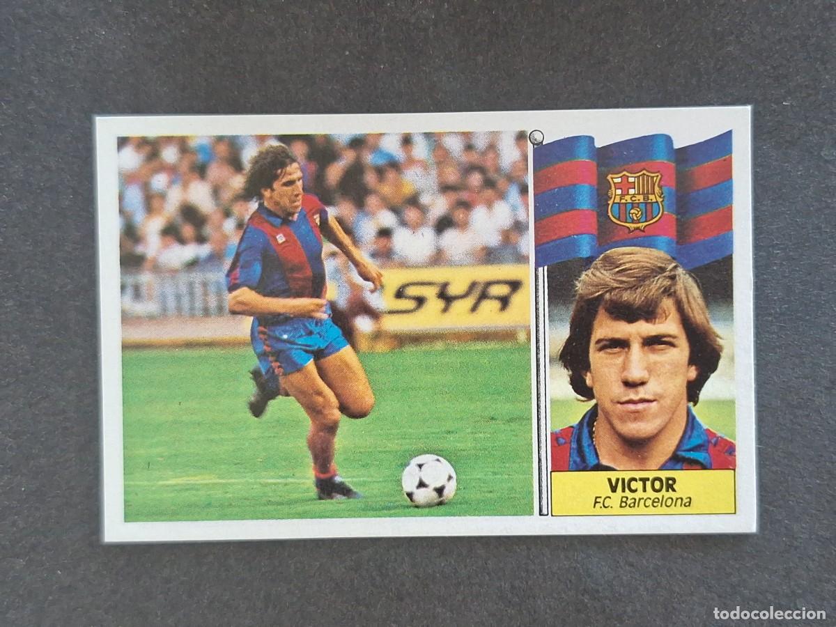 Fu&szlig;ball-Sticker: L3 VICTOR F. C. BARCELONA LIGA ESTE 1986 1987 86 87 NUNCA PEGADO SIN PEGAR