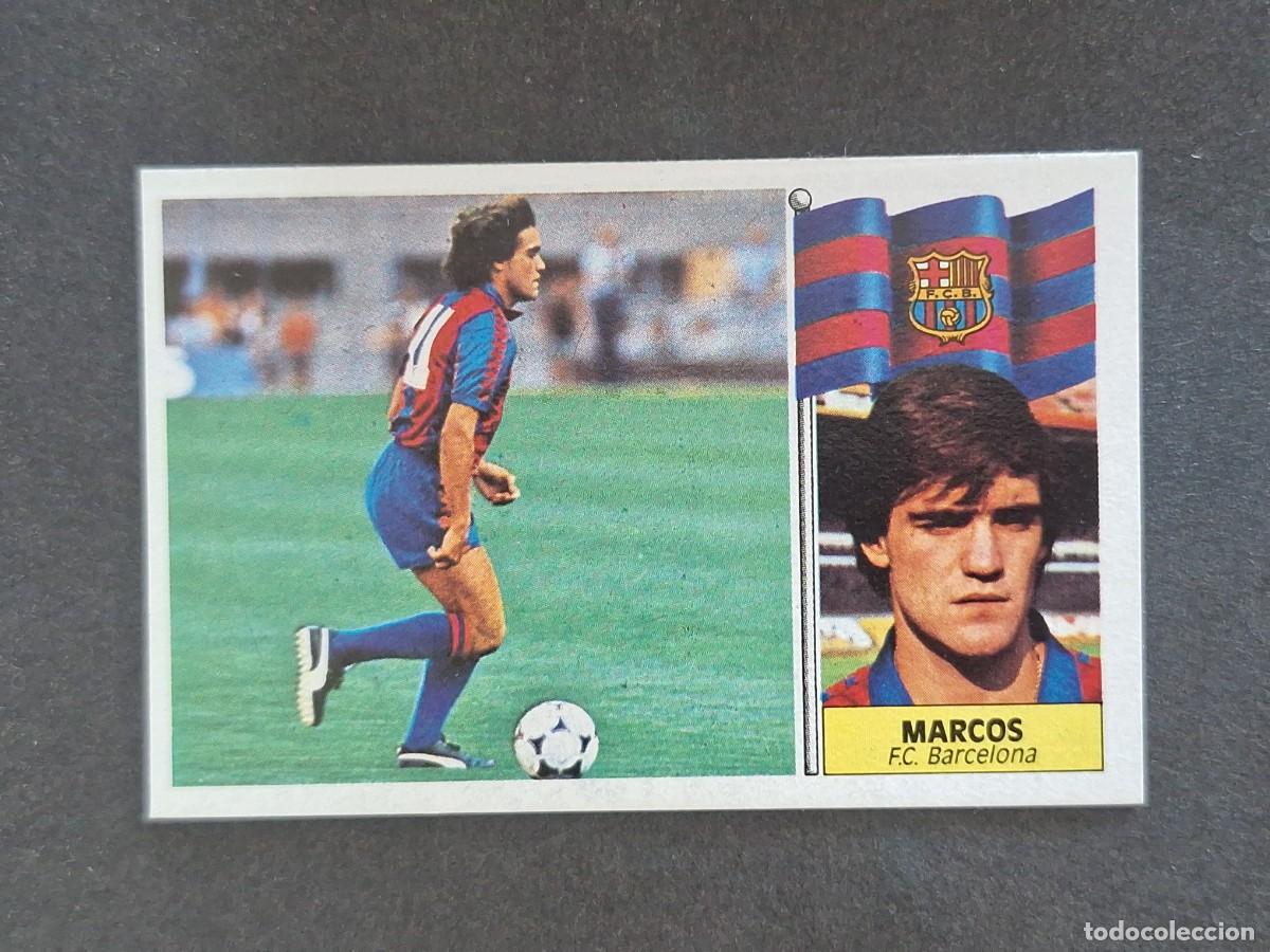Fu&szlig;ball-Sticker: L3 MARCOS F. C. BARCELONA LIGA ESTE 1986 1987 86 87 NUNCA PEGADO SIN PEGAR