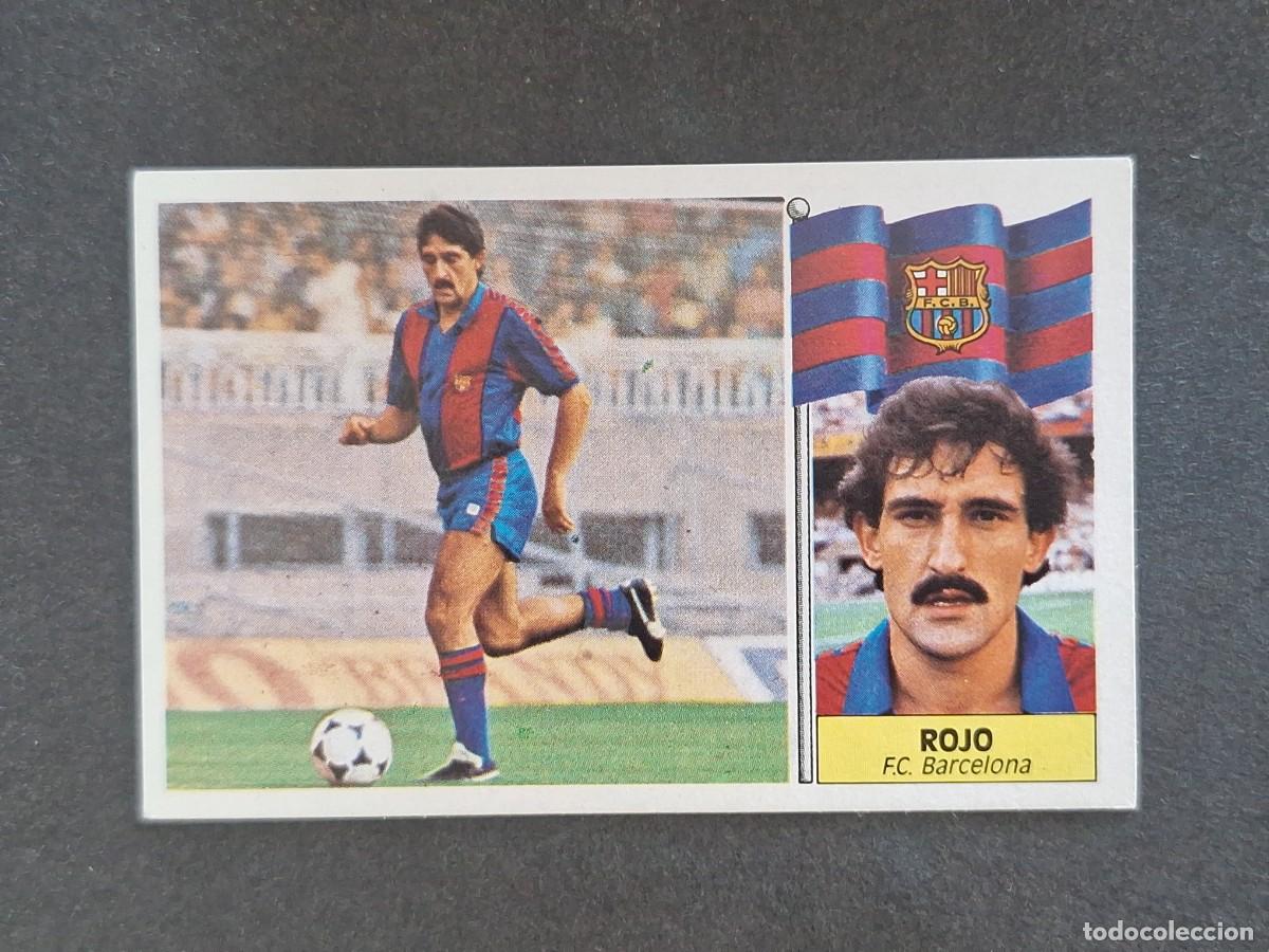 Cromos de f&uacute;tbol: L3 ROJO F. C. BARCELONA LIGA ESTE 1986 1987 86 87 NUNCA PEGADO SIN PEGAR