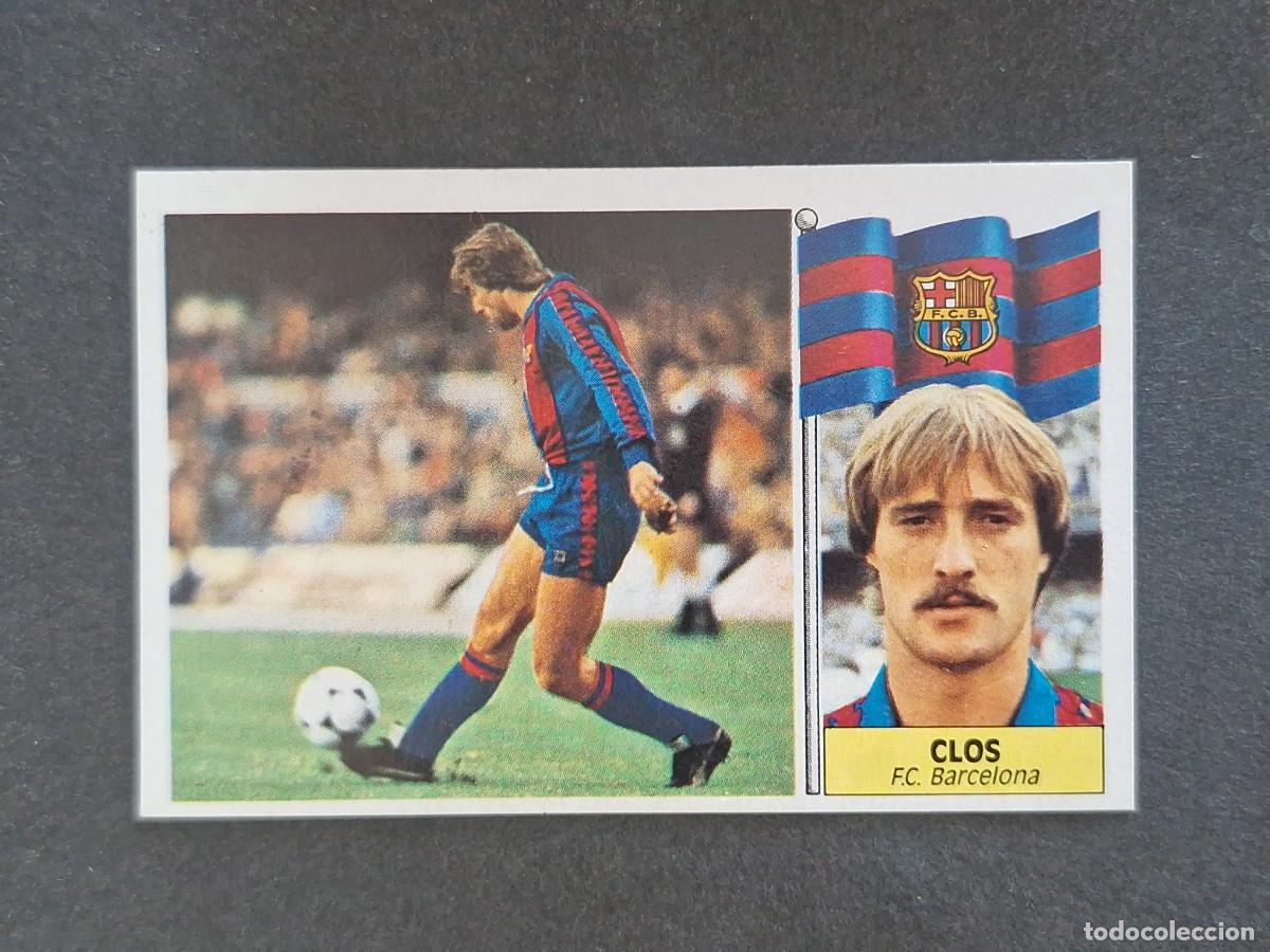 Cromos de f&uacute;tbol: L3 CLOS F. C. BARCELONA LIGA ESTE 1986 1987 86 87 NUNCA PEGADO SIN PEGAR