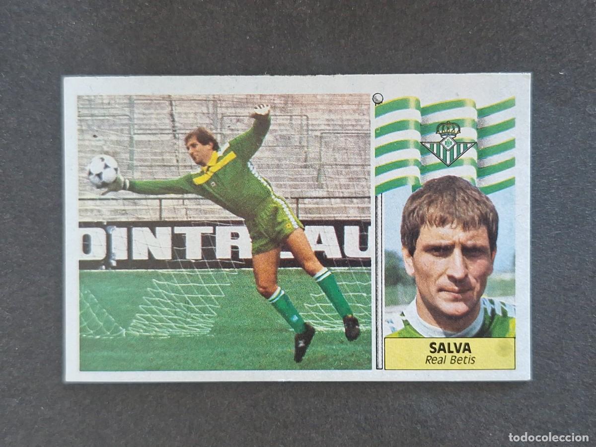 Cromos de f&uacute;tbol: L3 SALVA REAL BETIS BALOMPIE LIGA ESTE 1986 1987 86 87 NUNCA PEGADO SIN PEGAR