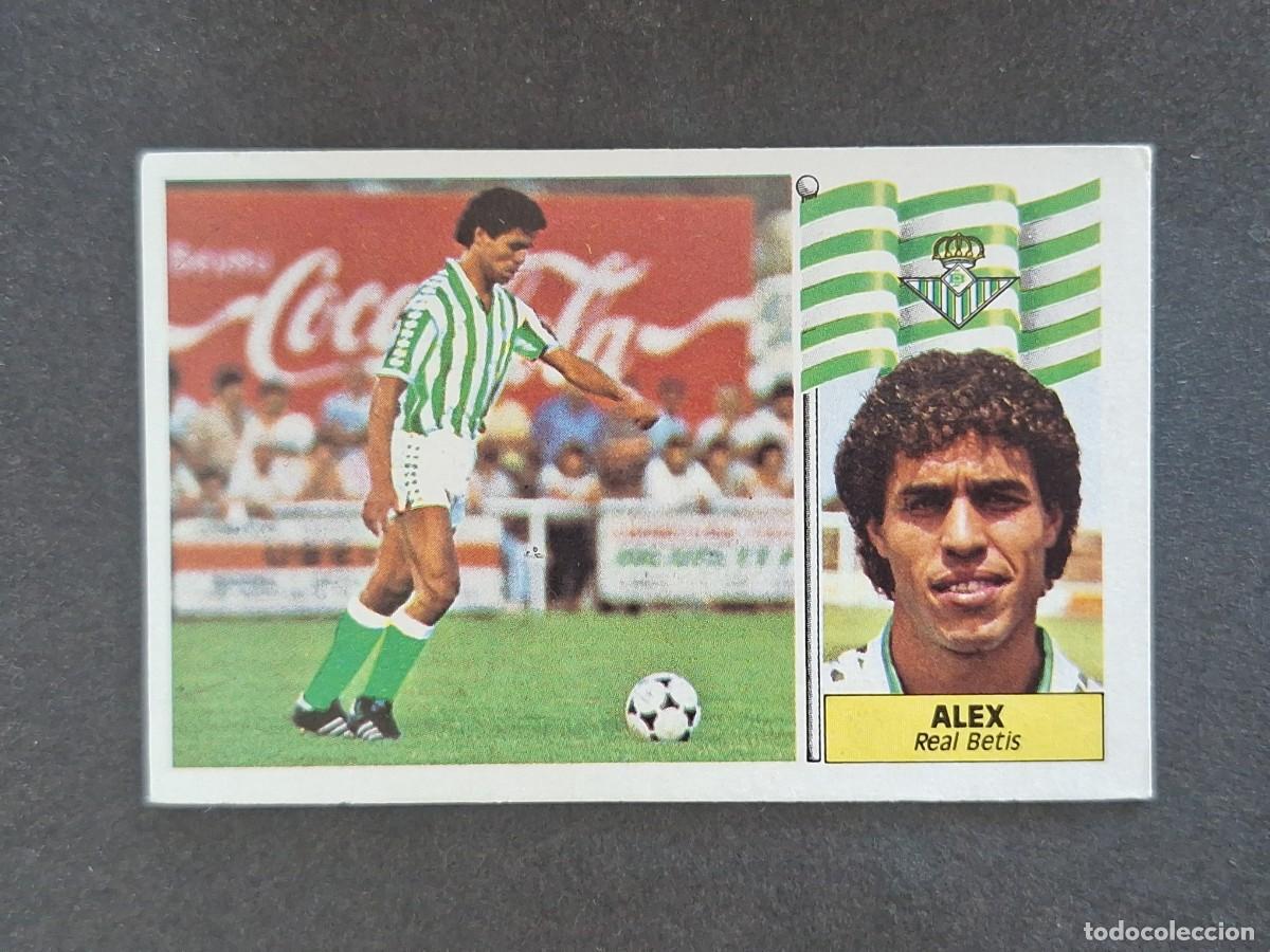 Cromos de f&uacute;tbol: L3 ALEX REAL BETIS BALOMPIE LIGA ESTE 1986 1987 86 87 NUNCA PEGADO SIN PEGAR