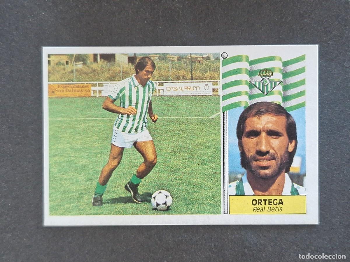 Cromos de f&uacute;tbol: L3 ORTEGA REAL BETIS BALOMPIE LIGA ESTE 1986 1987 86 87 NUNCA PEGADO SIN PEGAR