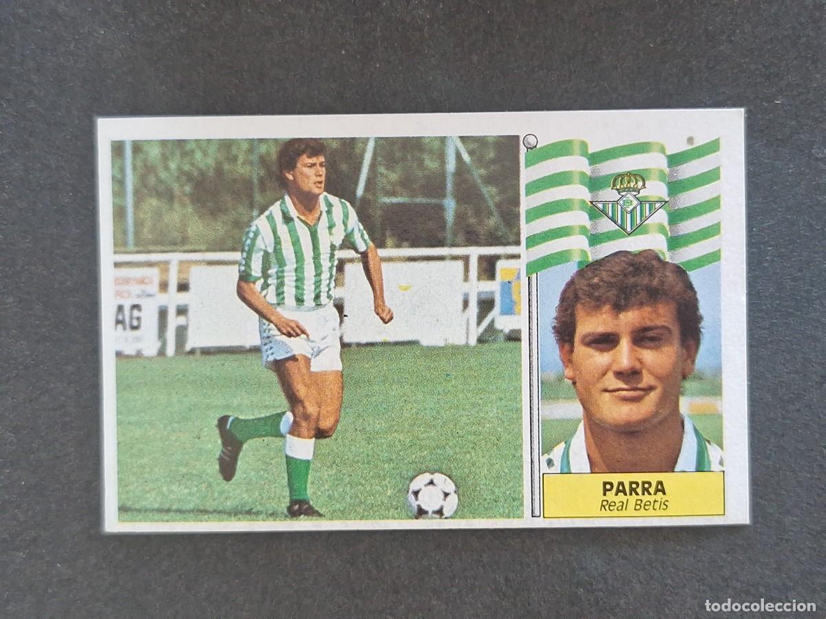 Cromos de f&uacute;tbol: L3 PARRA REAL BETIS BALOMPIE LIGA ESTE 1986 1987 86 87 NUNCA PEGADO SIN PEGAR