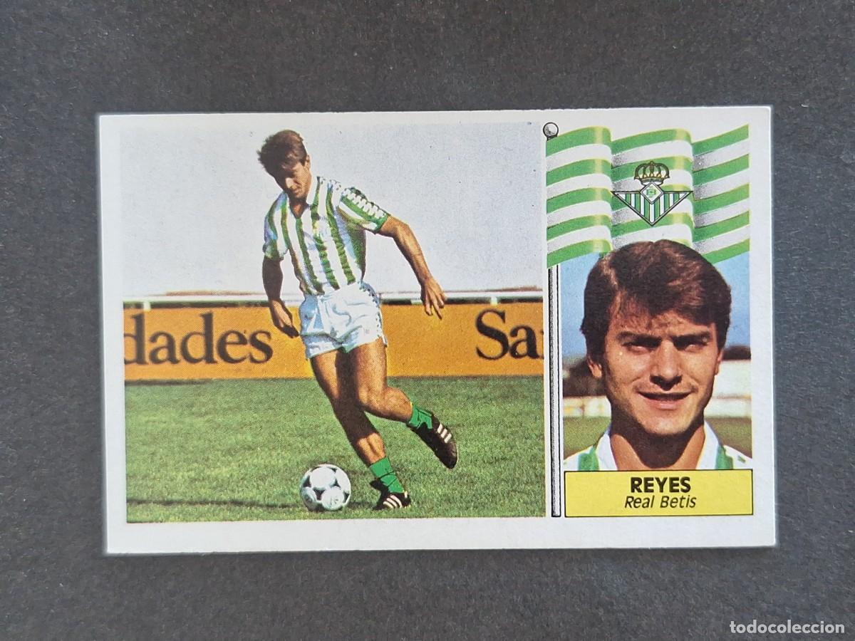 Cromos de f&uacute;tbol: L3 REYES REAL BETIS BALOMPIE LIGA ESTE 1986 1987 86 87 NUNCA PEGADO SIN PEGAR
