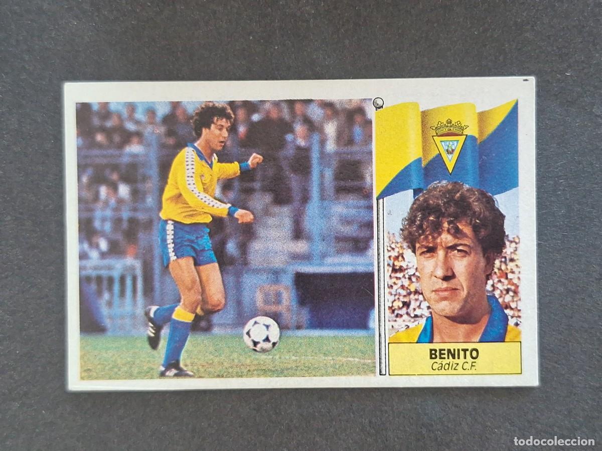 Cartes &agrave; collectionner de Football: L3 BENITO CADIZ C. F. LIGA ESTE 1986 1987 86 87 NUNCA PEGADO SIN PEGAR