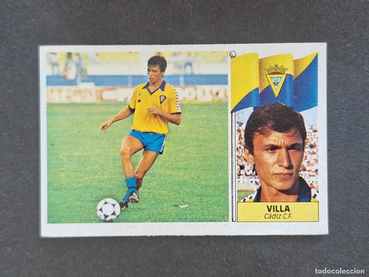 Cartes &agrave; collectionner de Football: L3 VILLA CADIZ C. F. LIGA ESTE 1986 1987 86 87 NUNCA PEGADO SIN PEGAR