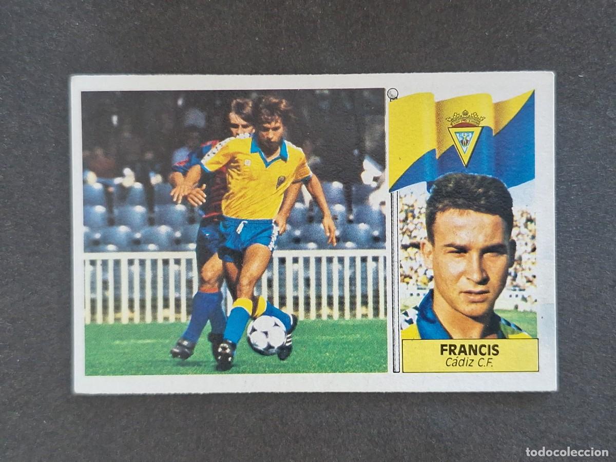 Cartes &agrave; collectionner de Football: L3 FRANCIS CADIZ C. F. LIGA ESTE 1986 1987 86 87 NUNCA PEGADO SIN PEGAR