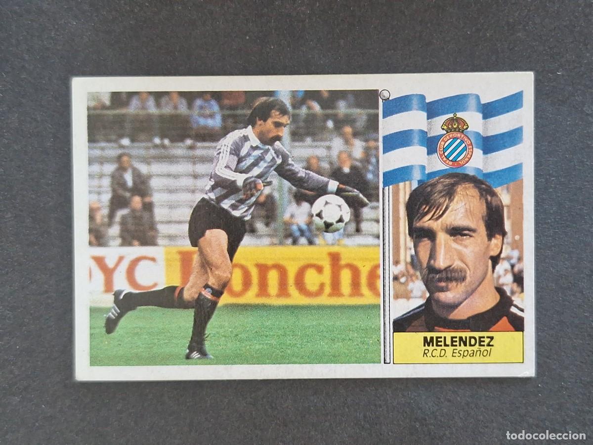 Cartes &agrave; collectionner de Football: L3 MELENDEZ R. C. D. ESPA&Ntilde;OL LIGA ESTE 1986 1987 86 87 NUNCA PEGADO SIN PEGAR