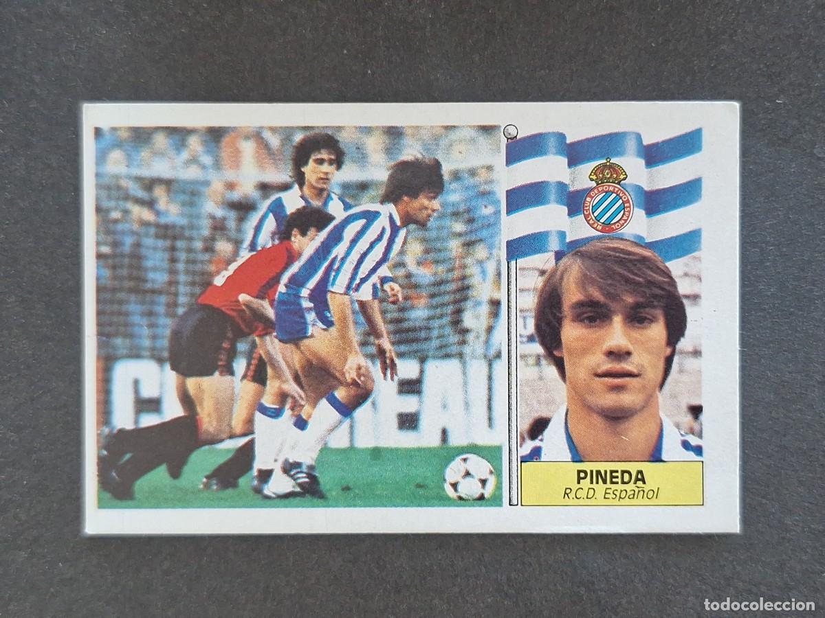 Cromos de f&uacute;tbol: L3 PINEDA R. C. D. ESPA&Ntilde;OL LIGA ESTE 1986 1987 86 87 NUNCA PEGADO SIN PEGAR