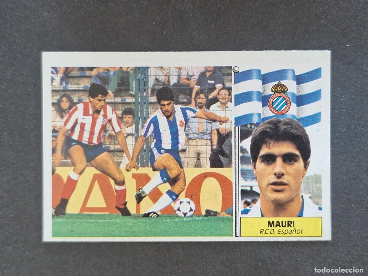 Cromos de f&uacute;tbol: L3 MAURI R. C. D. ESPA&Ntilde;OL LIGA ESTE 1986 1987 86 87 NUNCA PEGADO SIN PEGAR
