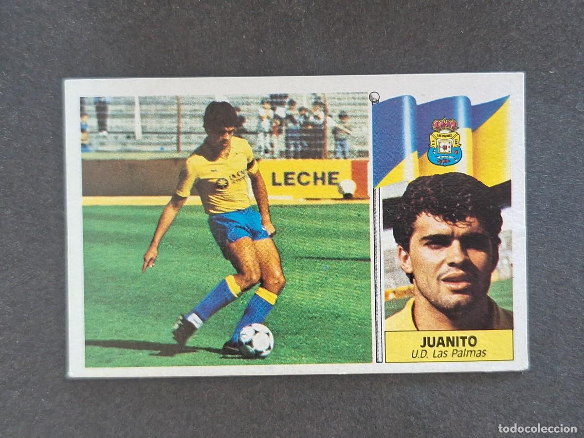 Cromos de f&uacute;tbol: L3 JUANITO U. D. LAS PALMAS LIGA ESTE 1986 1987 86 87 NUNCA PEGADO SIN PEGAR