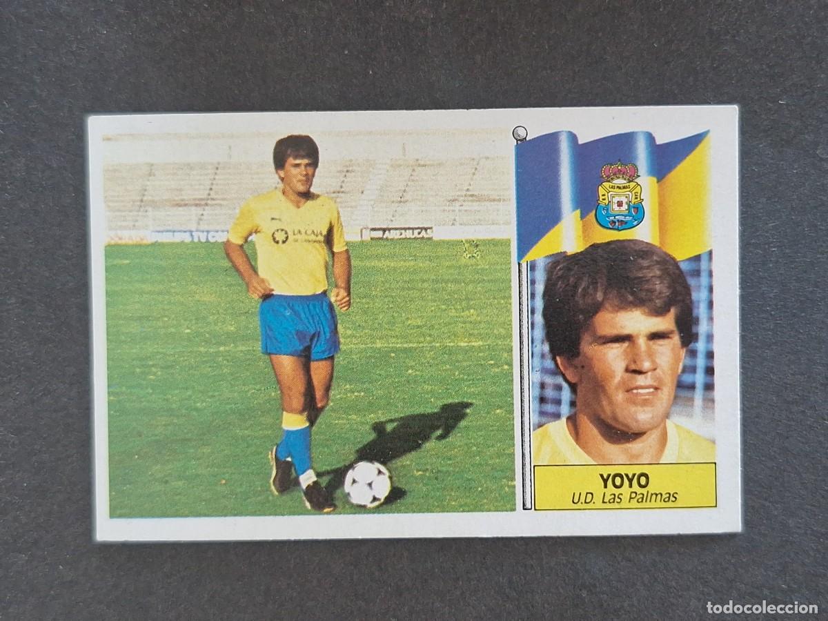 Cromos de f&uacute;tbol: L3 YOYO U. D. LAS PALMAS LIGA ESTE 1986 1987 86 87 NUNCA PEGADO SIN PEGAR