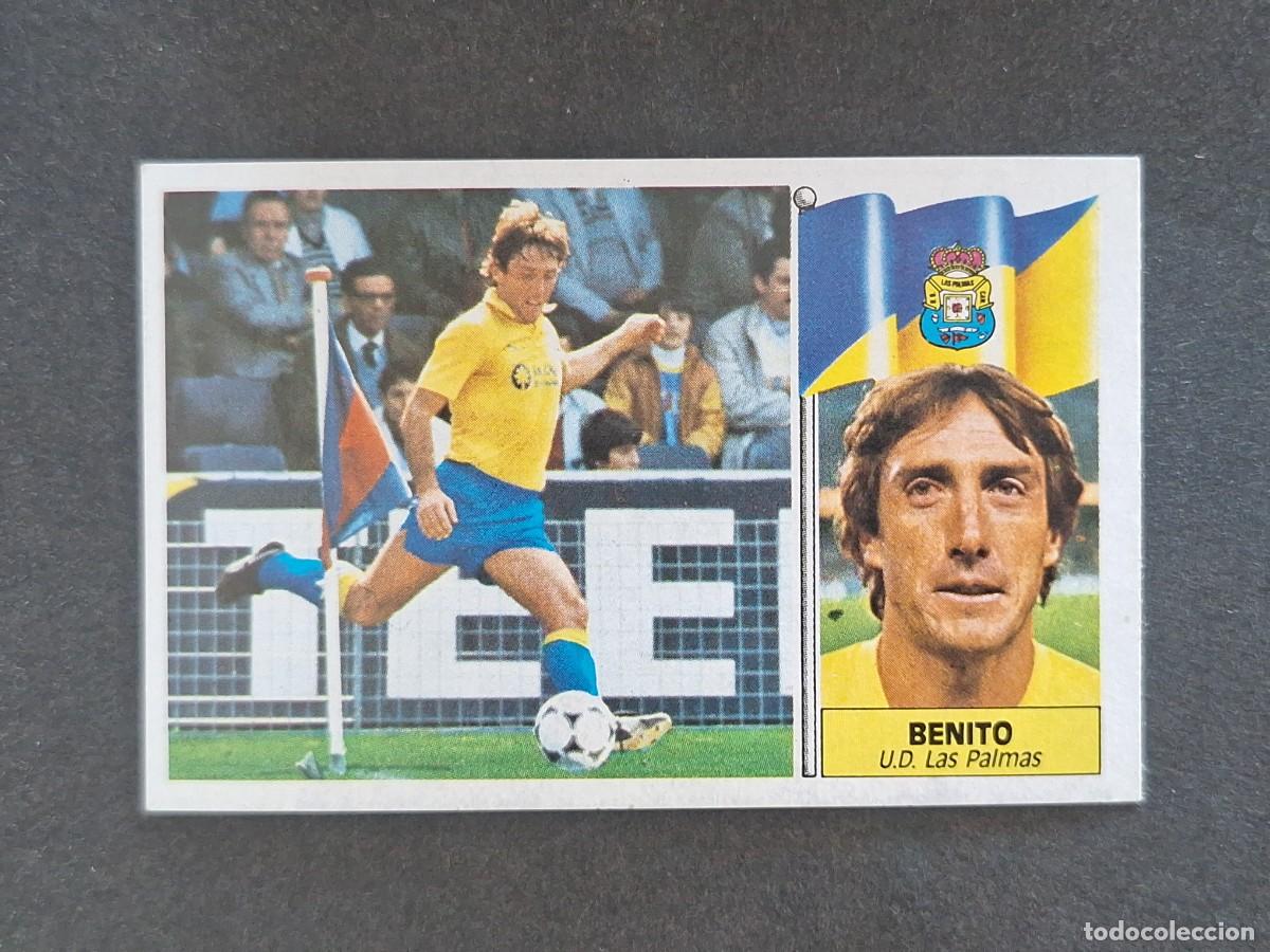 Cromos de f&uacute;tbol: L3 BENITO U. D. LAS PALMAS LIGA ESTE 1986 1987 86 87 NUNCA PEGADO SIN PEGAR