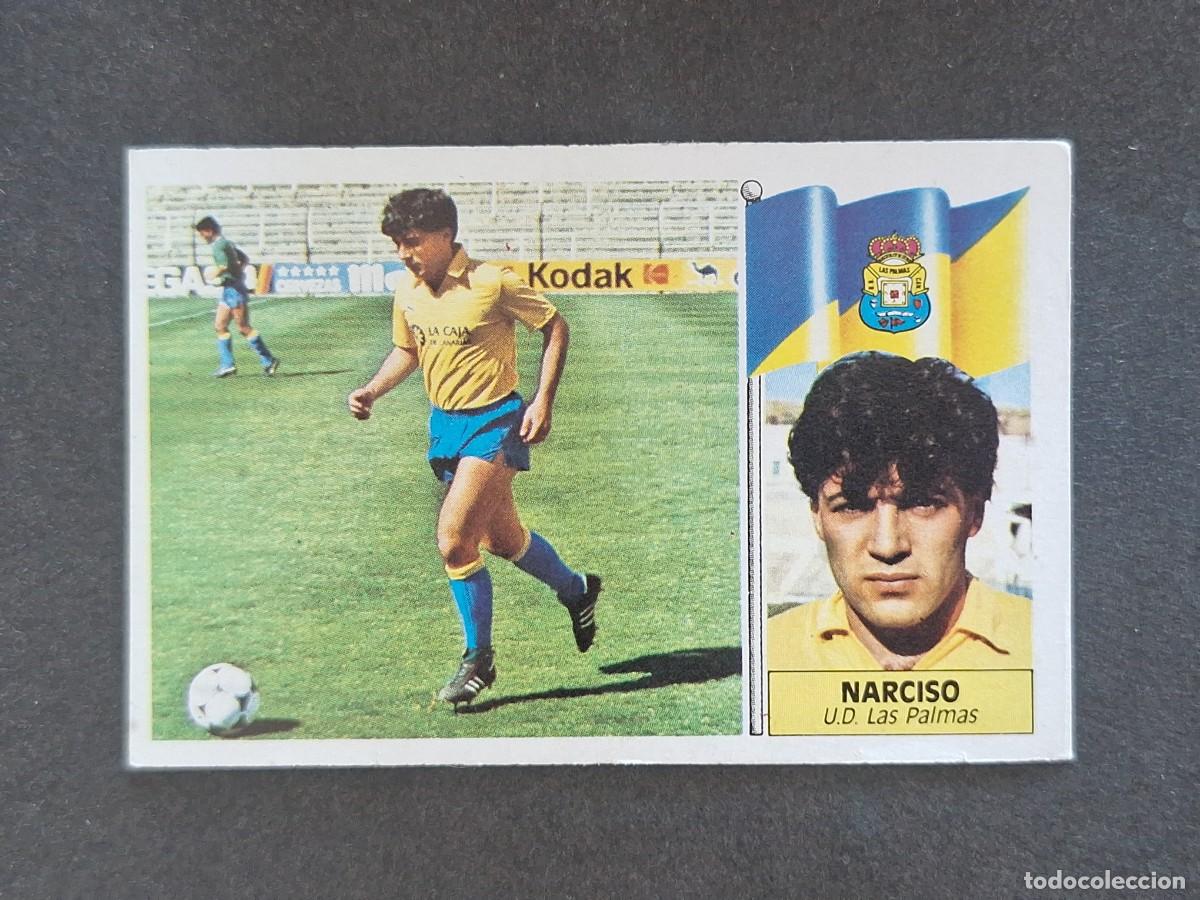 Cromos de f&uacute;tbol: L3 NARCISO U. D. LAS PALMAS LIGA ESTE 1986 1987 86 87 NUNCA PEGADO SIN PEGAR