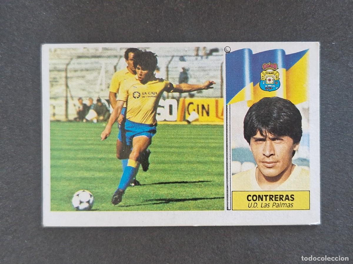 Cromos de f&uacute;tbol: L3 CONTRERAS U. D. LAS PALMAS LIGA ESTE 1986 1987 86 87 NUNCA PEGADO SIN PEGAR