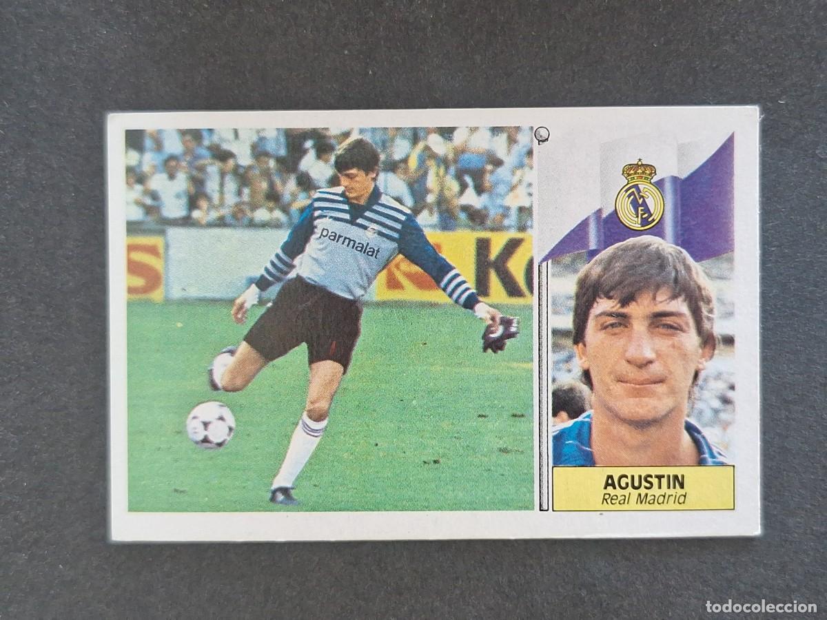 Cromos de f&uacute;tbol: L3 AGUSTIN REAL MADRID LIGA ESTE 1986 1987 86 87 NUNCA PEGADO SIN PEGAR