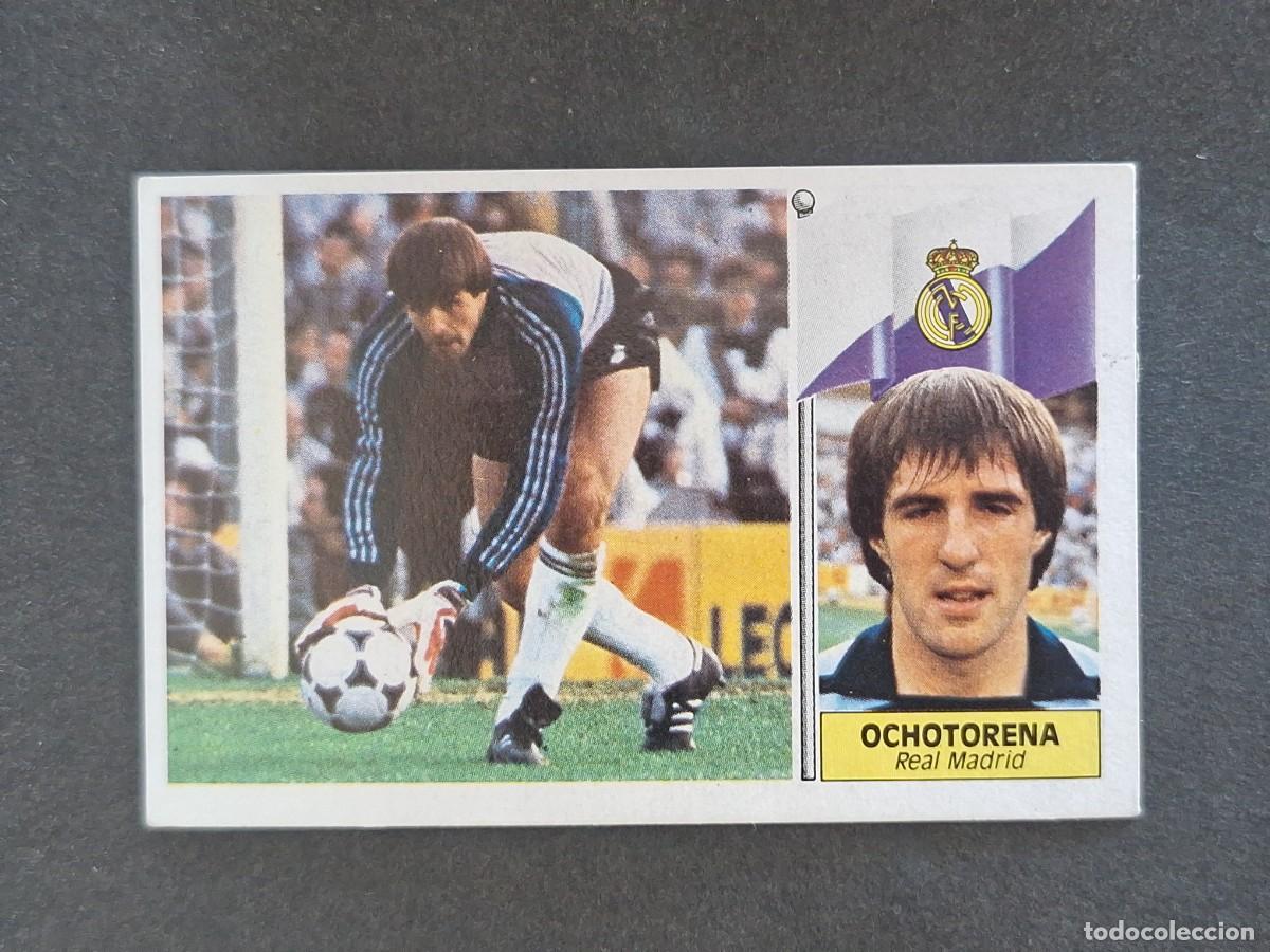 Cromos de f&uacute;tbol: L3 OCHOTORENA REAL MADRID LIGA ESTE 1986 1987 86 87 NUNCA PEGADO SIN PEGAR
