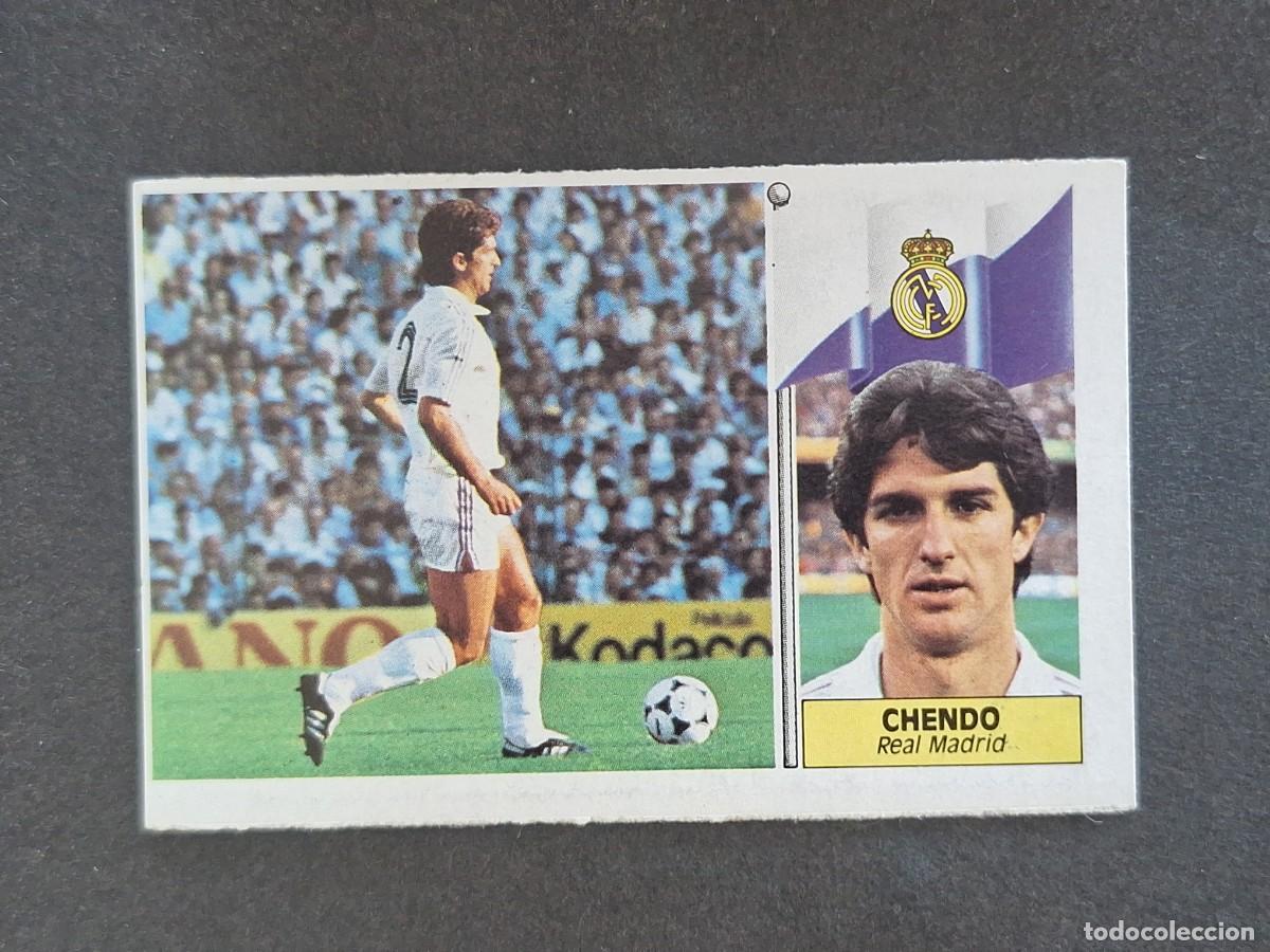 Cromos de f&uacute;tbol: L3 CHENDO REAL MADRID LIGA ESTE 1986 1987 86 87 NUNCA PEGADO SIN PEGAR