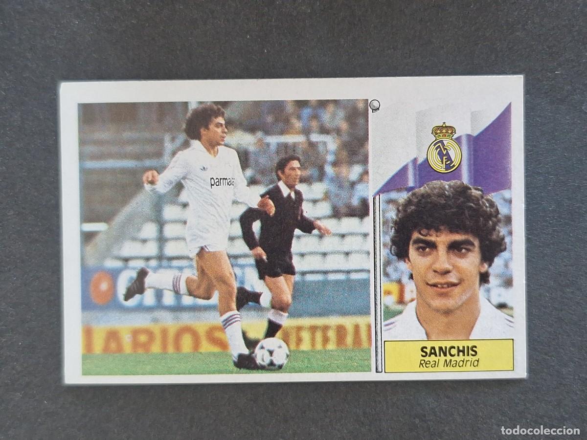 Cromos de f&uacute;tbol: L3 SANCHIS REAL MADRID LIGA ESTE 1986 1987 86 87 NUNCA PEGADO SIN PEGAR