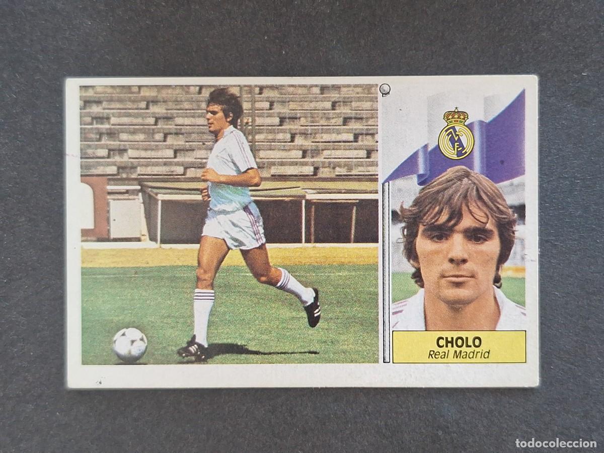 Cromos de f&uacute;tbol: L3 CHOLO REAL MADRID LIGA ESTE 1986 1987 86 87 NUNCA PEGADO SIN PEGAR